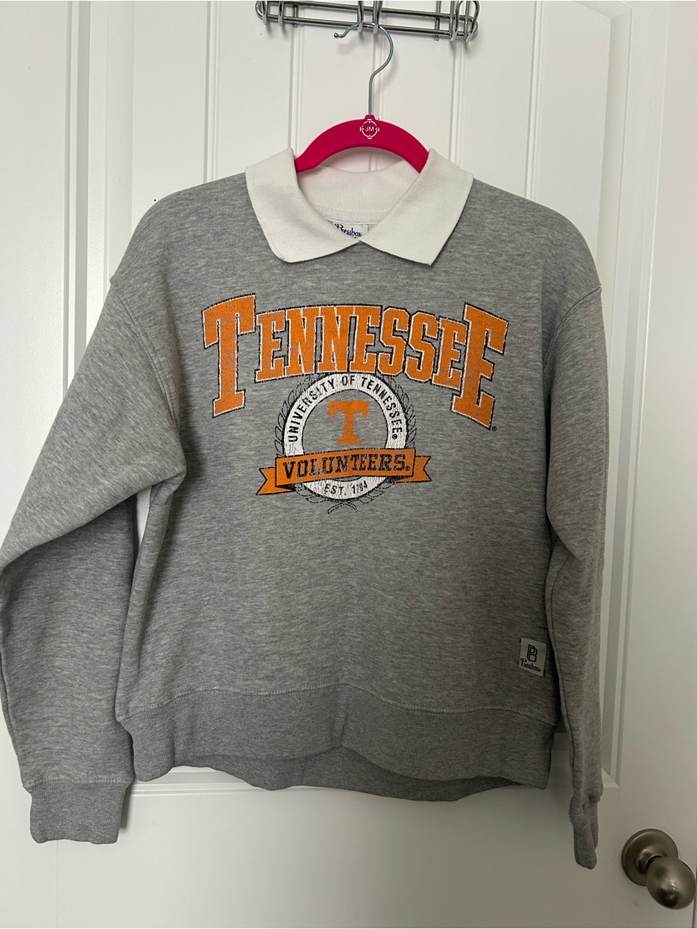 Tennessee Volunteers Crewneck with White Collar